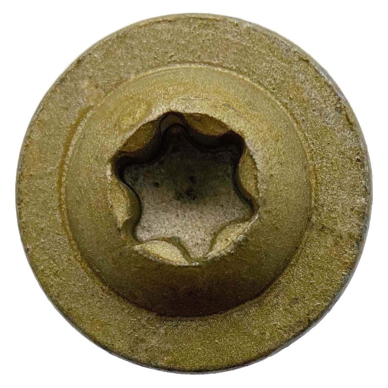 Jake Sales #14 X 6"" Construction Lag Screw Exterior Coated Torx/Star Drive Heavy Duty Structural Lag Screw Far Superior To Common Lag Screws (100 Screw Count) Modified Truss Washer Head - Image 2