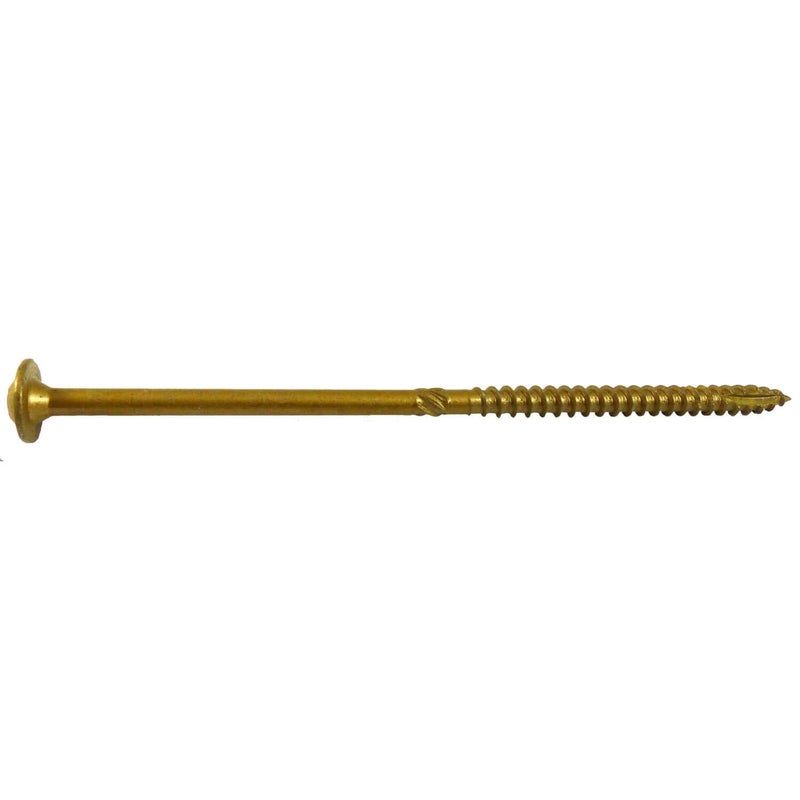 Jake Sales #14 X 6"" Construction Lag Screw Exterior Coated Torx/Star Drive Heavy Duty Structural Lag Screw Far Superior To Common Lag Screws (100 Screw Count) Modified Truss Washer Head - Image 5
