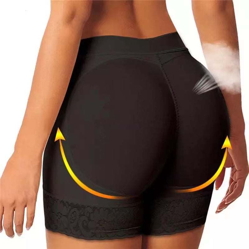 Womens Butt Enhancer Shaper Panties Black - Image 3