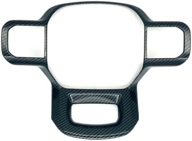 Keptrim for F-150 ABS Carbon Fiber Steering Wheel Cover Trim for 2015 2016 2017 2018 2019 2020 Ford F150, for 2017-2022 F250 F350, for 2018-2021 Ford  Expedition - Image 3