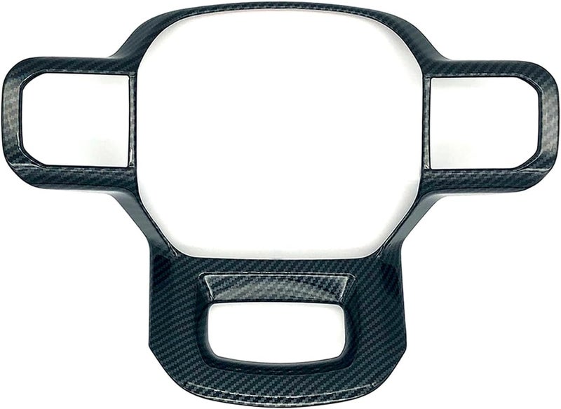 Keptrim for F-150 ABS Carbon Fiber Steering Wheel Cover Trim for 2015 2016 2017 2018 2019 2020 Ford F150, for 2017-2022 F250 F350, for 2018-2021 Ford  Expedition - Image 1
