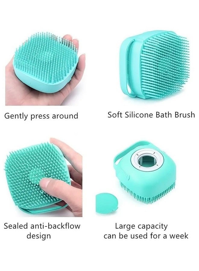 Hasruna Enterprise Silicone Brush with Shower Gel Dispenser, Mud & Dirt Remover with Soft Silicone Bristle with Non-toxic Brushes - Image 3