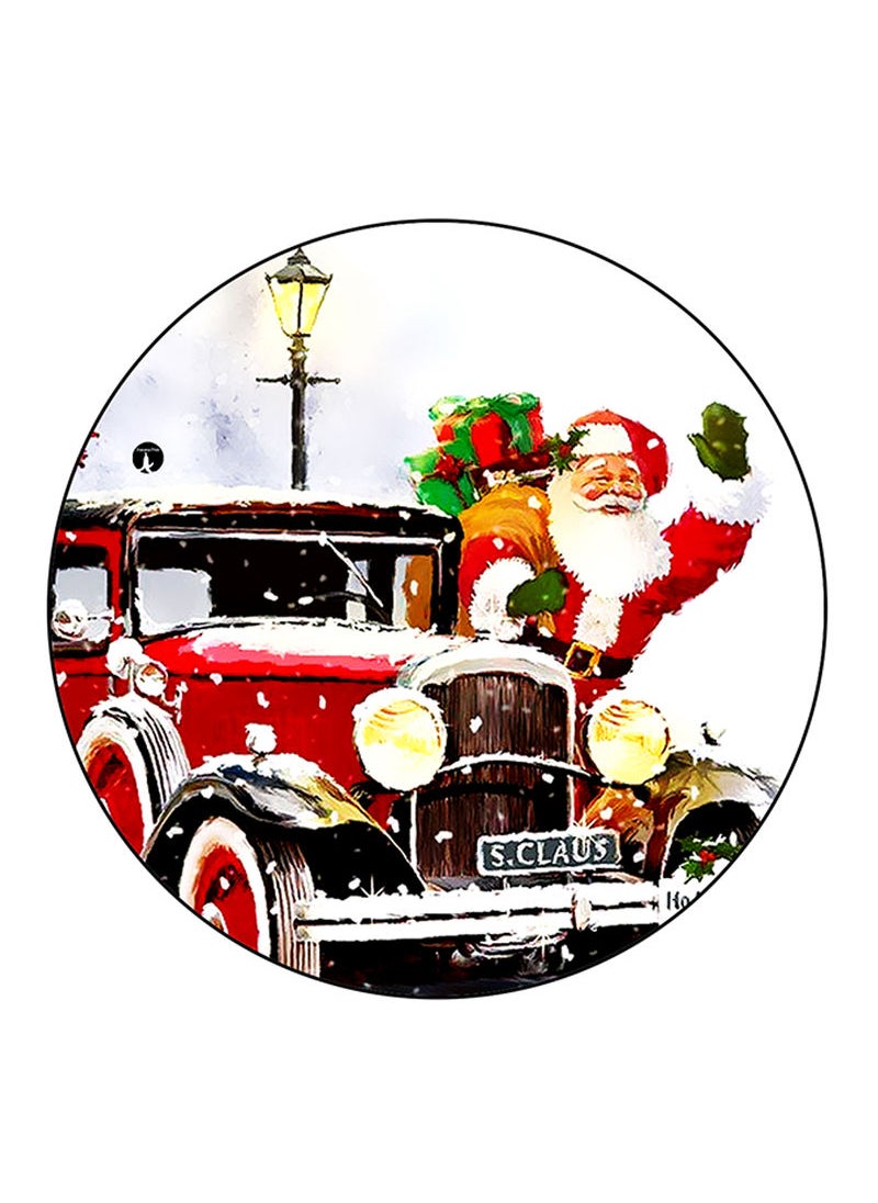 RKN Santa Claus Printed Fridge Magnet  Multicolour  - Image 1