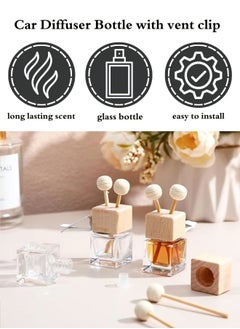 ATRI Empty car Glass Diffuser with Wooden Sticks: Indulge in Refreshing Atmosphere and Stunning Beauty on Your Journeys!  - Image 2