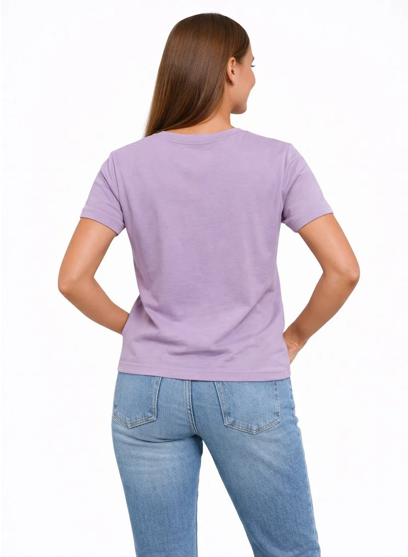 Polo Play Ladies Graphic T-shirt -LILAC