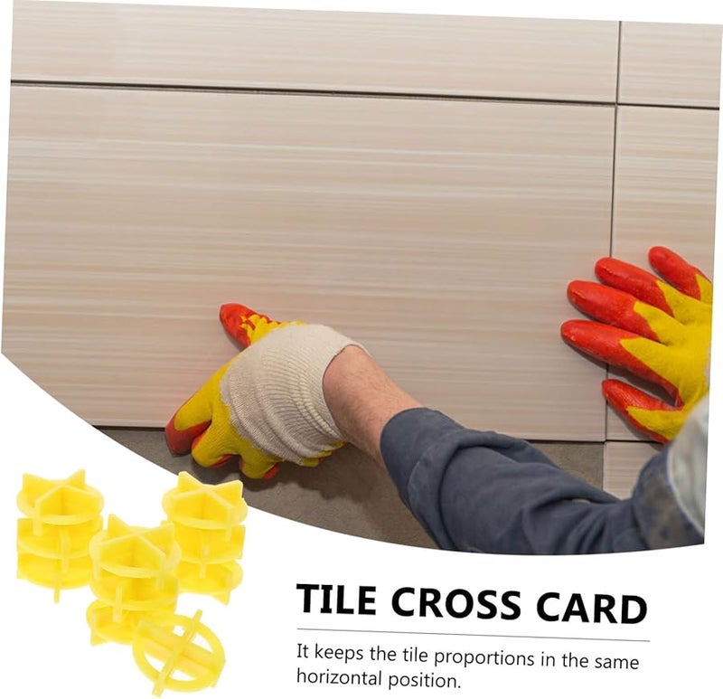 500 Pcs Ceramic Tile Cross Spacers 5 Pack For Accurate Floor Tile Positioning Easy Installation Kitchens Bathrooms - Image 3
