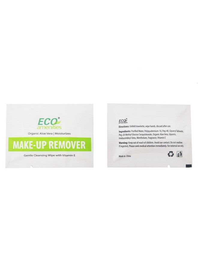 ECO Amenities ECO Amenities 20 Count Makeup Remover Wipes with Aloe Vera and Vitamin E Individually Wrapped Facial Towelettes Skin Cleansing Wipes  - Image 5