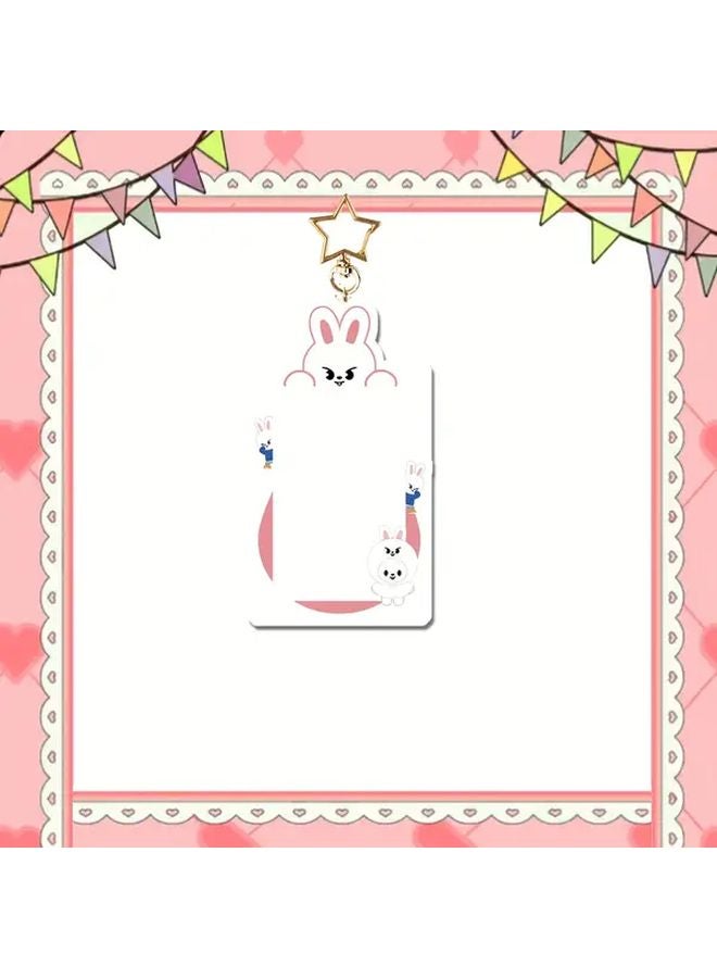 لي نو Kpop إطار صورة أكريليك سلسلة مفاتيح شخصيات حيوانية لطيفة بلاستيك متين هدية عيد ميلاد - Image 1