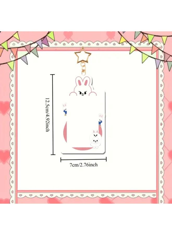 لي نو Kpop إطار صورة أكريليك سلسلة مفاتيح شخصيات حيوانية لطيفة بلاستيك متين هدية عيد ميلاد - Image 5