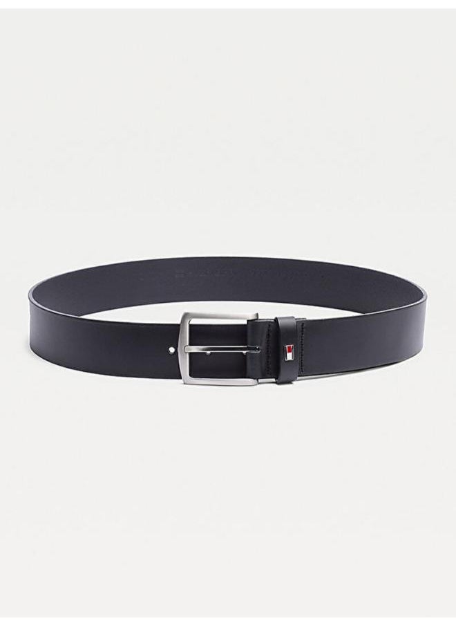 TOMMY HILFIGER Logo Denton Flag Leather Belt  - Image 1