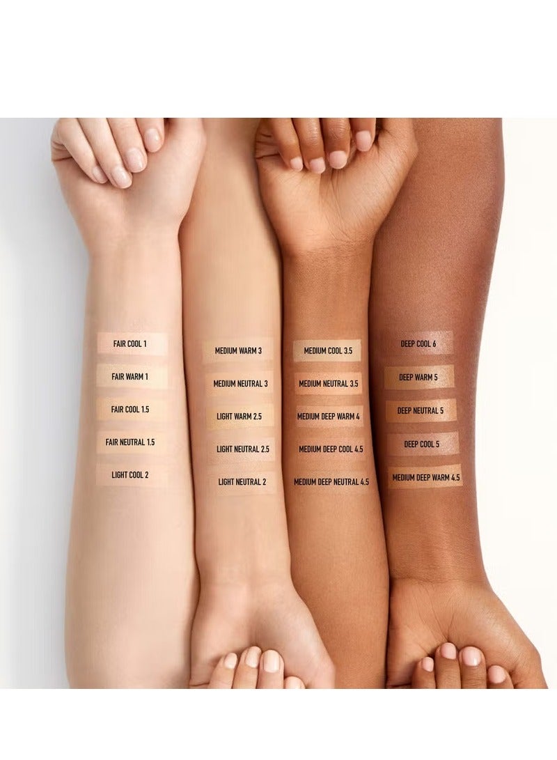 سيروم بير مينيرالز الأصلي النقي، كريم أساس سائل طبيعي مشع، بعامل حماية من الشمس 20 - متوسط ​​محايد 3، 30 مل - Image 4