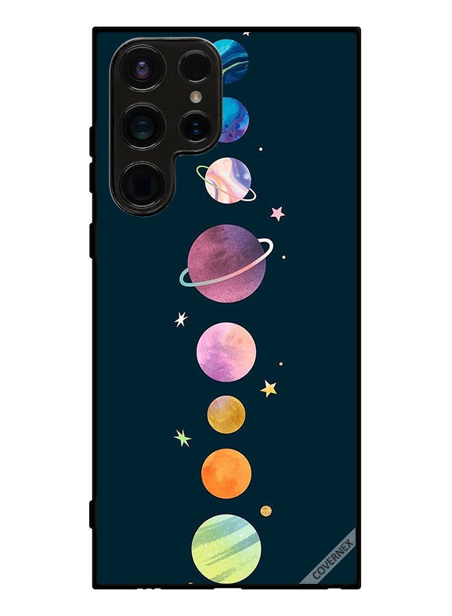 Covernex Protective Case Cover For Samsung Galaxy S23 Ultra Planets In Row - Image 1