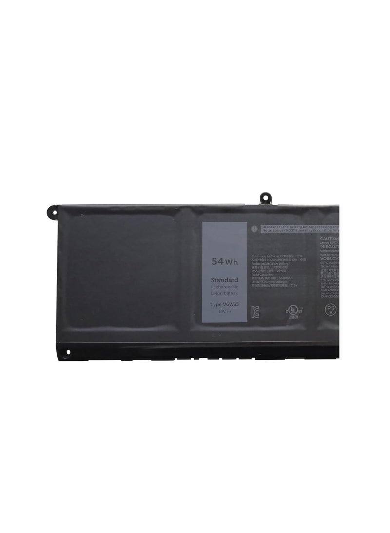 Terabyte V6W33 Laptop Battery for Dell Inspiron 3510 3511 3515 5310 5410 5418 5510 5515 5518 5625 Latitude 3320 3420 3520 Vostro 3515 3525 5 625 Series TN70C PG8YJ 927N5 FH3K2 MGCM5 JGCCT N9XX1 15V 54Wh - Image 2