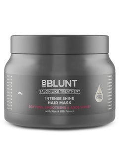 BBLUNT BBLUNT Intense Shine Hair Mask with Rice & Silk Protein for Softer, Smoother & Shinier Hair - 250 g  - Image 1