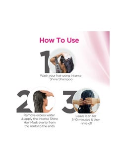 BBLUNT BBLUNT Intense Shine Hair Mask with Rice & Silk Protein for Softer, Smoother & Shinier Hair - 250 g  - Image 3