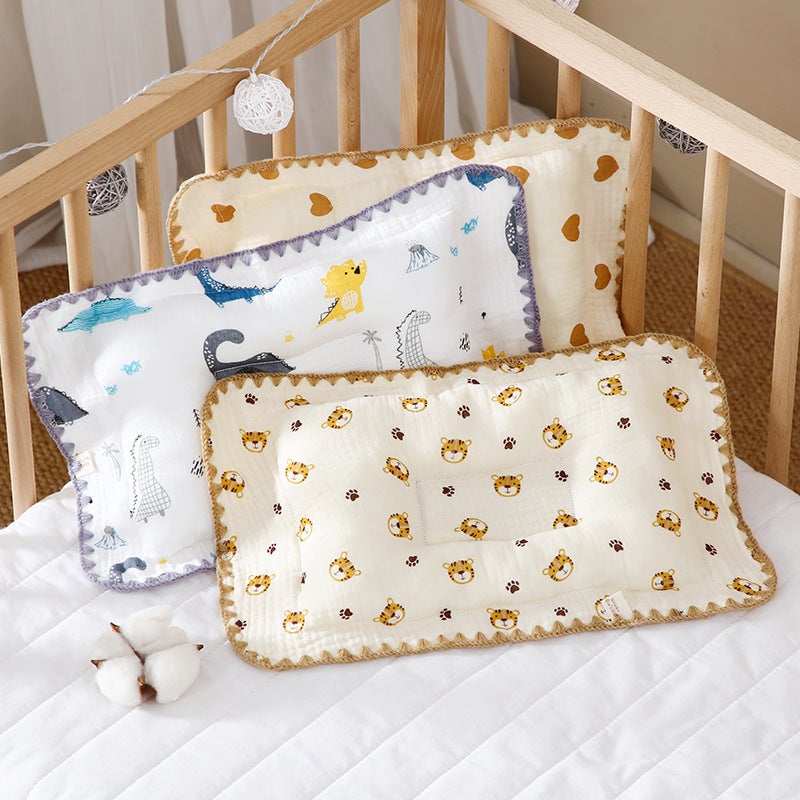 Baby Shaped Pillow Four Seasons Universal Anti-Deflection Head Flat Head Baby Pillow Breathable Correction Eccentric Head Newborn Baby Gift - Image 2