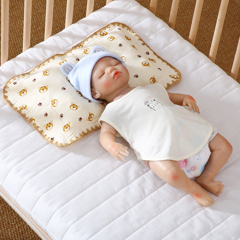 Baby Shaped Pillow Four Seasons Universal Anti-Deflection Head Flat Head Baby Pillow Breathable Correction Eccentric Head Newborn Baby Gift - Image 3