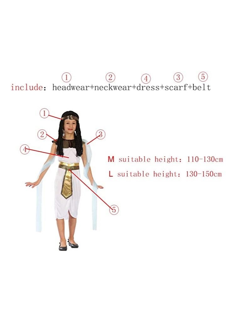 Al Aoyama - Kid's Egyptian Pharaoh Costume Women's Egyptian Queen Costume Men's Pharaoh Costume… - Image 1