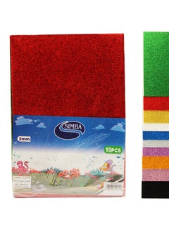 Simba SIMBA EVA FLIXABLE FOAM SHEET 10 COLORES / PACKAGE A4 