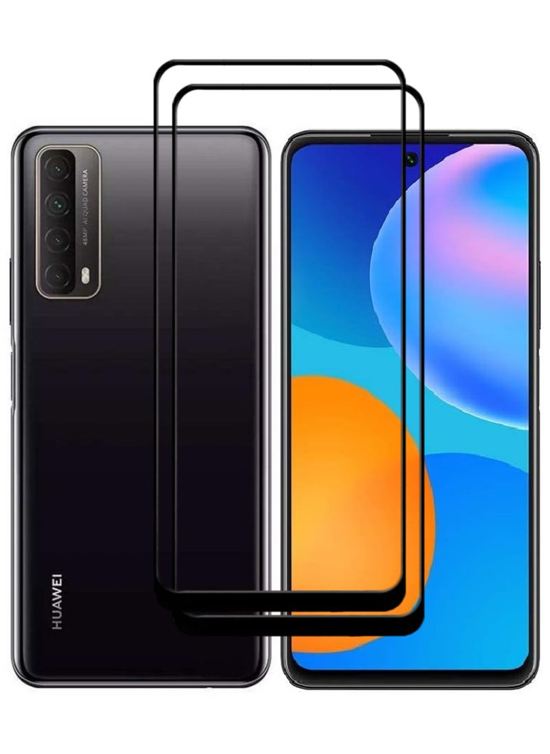 ACLIX 2 Pieces Antistatic ESD Dustproof Premium Quality High Definition Tempered Glass Screen Protector Designed For Huawei Y7a - Image 1