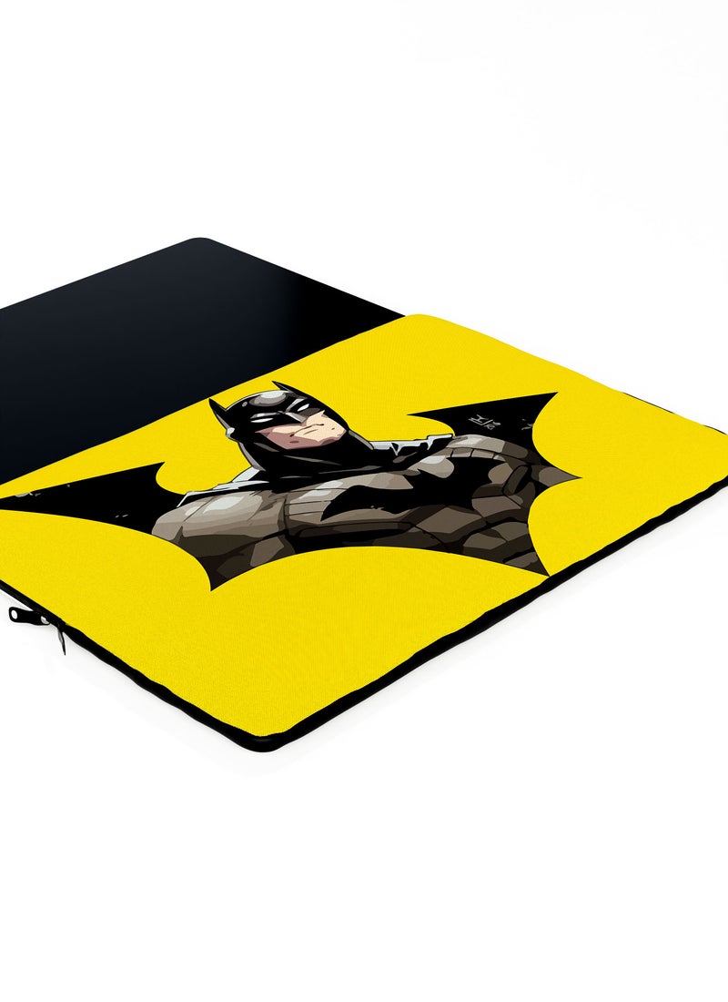 LOUD UNIVERSE Laptop Sleeve 13 inch Batman Dark Knight Retro Comic Bat Logo Tablet Sleeve - Image 3
