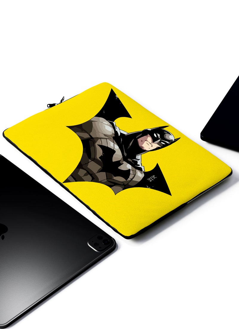 LOUD UNIVERSE Laptop Sleeve 13 inch Batman Dark Knight Retro Comic Bat Logo Tablet Sleeve - Image 2