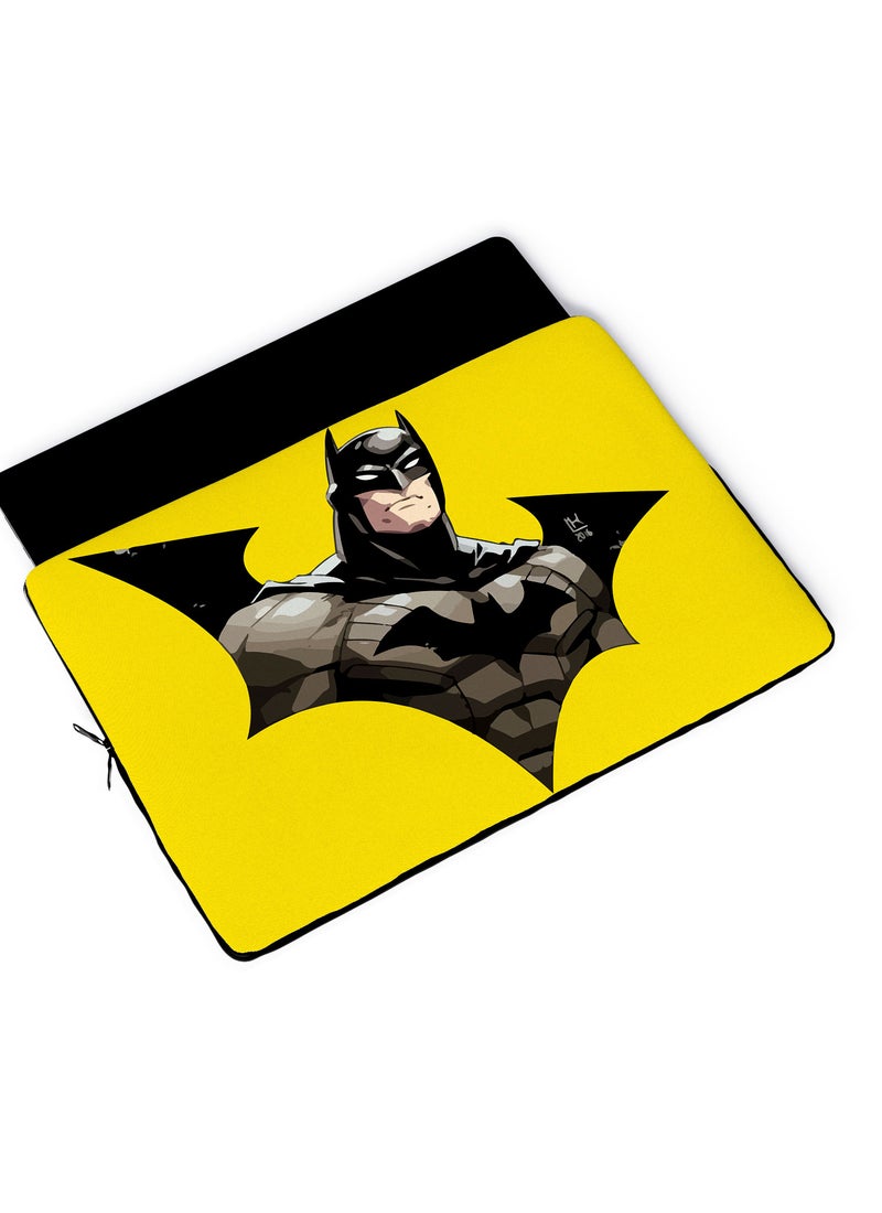 LOUD UNIVERSE Laptop Sleeve 13 inch Batman Dark Knight Retro Comic Bat Logo Tablet Sleeve - Image 4