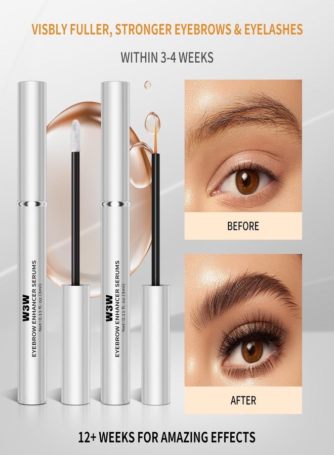 W3W Eyelash and Eyebrow Growth Serum Set W3W Nourishing Lash & Brow Serum Pack for Longer & Thicker Lash Enhancing With Natural Formula Vegan & Cruelty-Free Gentle Plant Ingredients No Irritating - Image 4