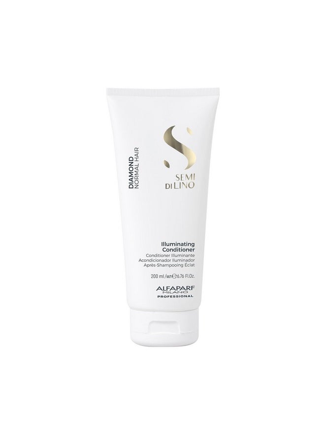 ALFAPARF MILANO Alfaparf Milano Semi di Lino Diamond Illuminating Shampoo and Conditioner Set - Sulfate Free Shampoo and Conditioner for Color Treated Hair - Adds Brilliant Shine and Softness  - Image 4