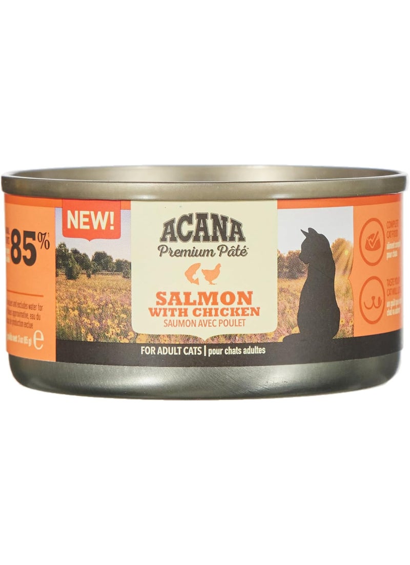 acana طعام رطب للقطط بنكهة السلمون والدجاج الفاخر - Image 1