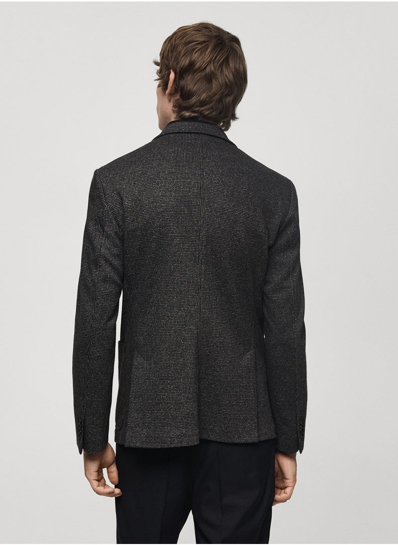 Mango Man Tailored Slim Fit Blazer  - Image 2