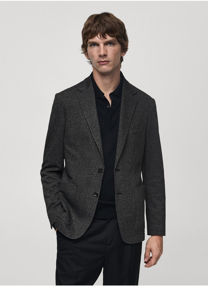 Mango Man Tailored Slim Fit Blazer  - Image 1