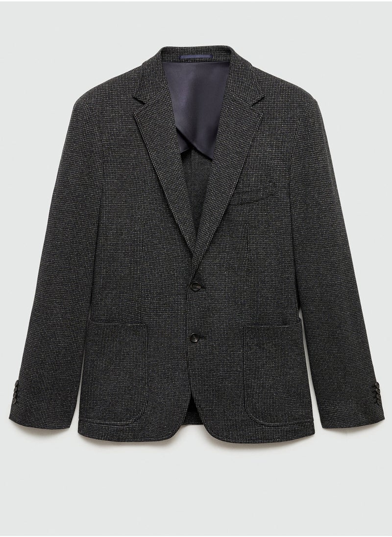 Mango Man Tailored Slim Fit Blazer  - Image 5