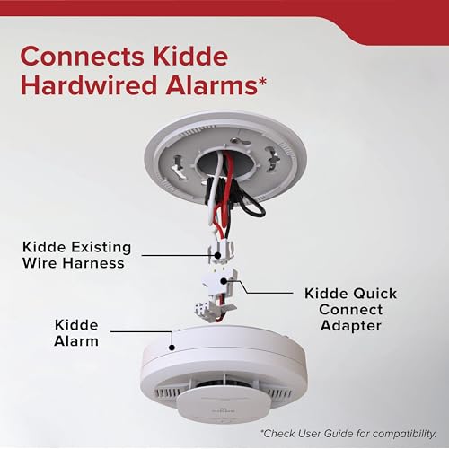 Kidde Quick Connect Smoke Detector Adapter Plug, Smoke Alarm Wiring Harness, Compatible with Kidde Hardwired Smoke, Carbon Monoxide, & Combination Smoke & Carbon Monoxide Detectors - Image 3
