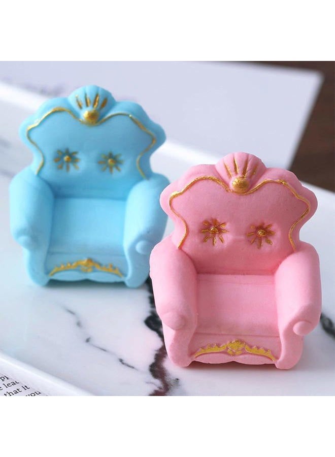 HiParty Hi-Party 3D Sofa Chair Silicone Mold European Style Furniture Cake Decorating Molds Fondant Cake Mould Chocolate Candy Gum Paste Soap Mould Kitchen Baking Moulds - Image 5
