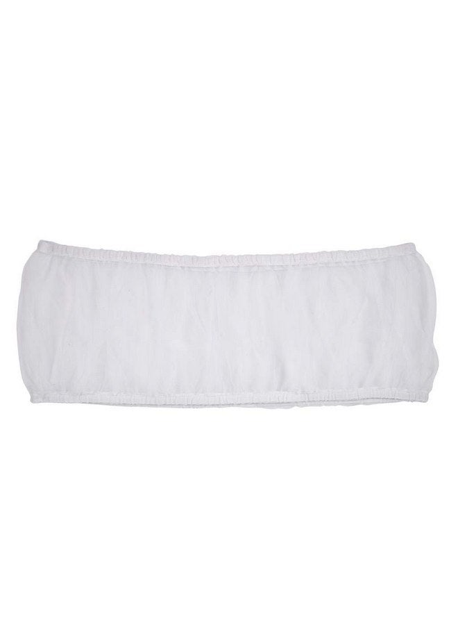 Hakeeta Hakeeta Bird Cage Skirt, Mesh Bird Seed Catcher, Birds Cage Airy Net Cover, Soft Nylon Ventilated Skirt Traps Cage Basket Seed Guard Parrot with Adjustable Drawstring.(Large Size-XL(White)  - Image 1