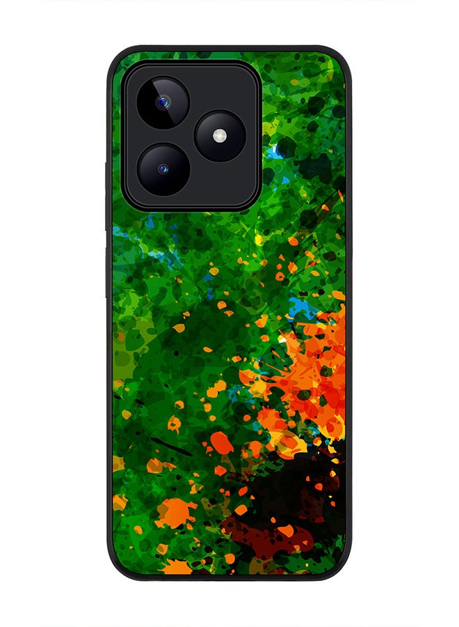 Stylizedd Rugged Black edge case for Realme C51 / Realme Note 50 4G, Slim fit Case Flexible Anti Drop TPU Gel Thin Cover - Amazonjungle - Image 1