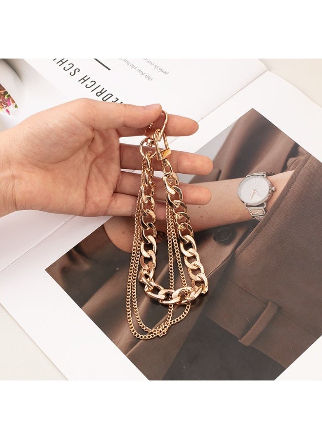 NIBEMINENT Phone Charm/ Chain Strap for Women Girls, Short Sleeve Tassel Blouse Cell Phone Case Lanyard Wrist Strap