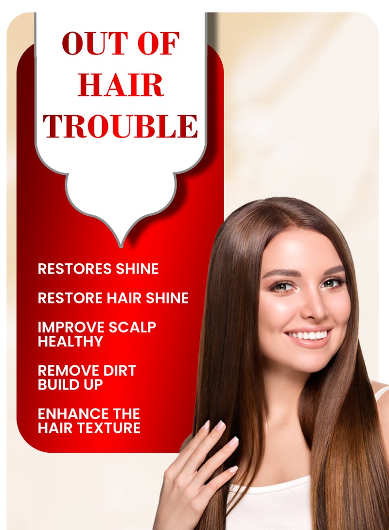 Kanza قناع شعر كريمي بزيت الأركان 1000 جرام - يغذي ويصلح وينعم ويجعل الشعر لامعًا - يصلح بصيلات الشعر التالفة ويعيد صحة الشعر - كريم مضاد لتساقط الشعر وتجديد الشعر بزيت الأركان الكريمي - Image 4