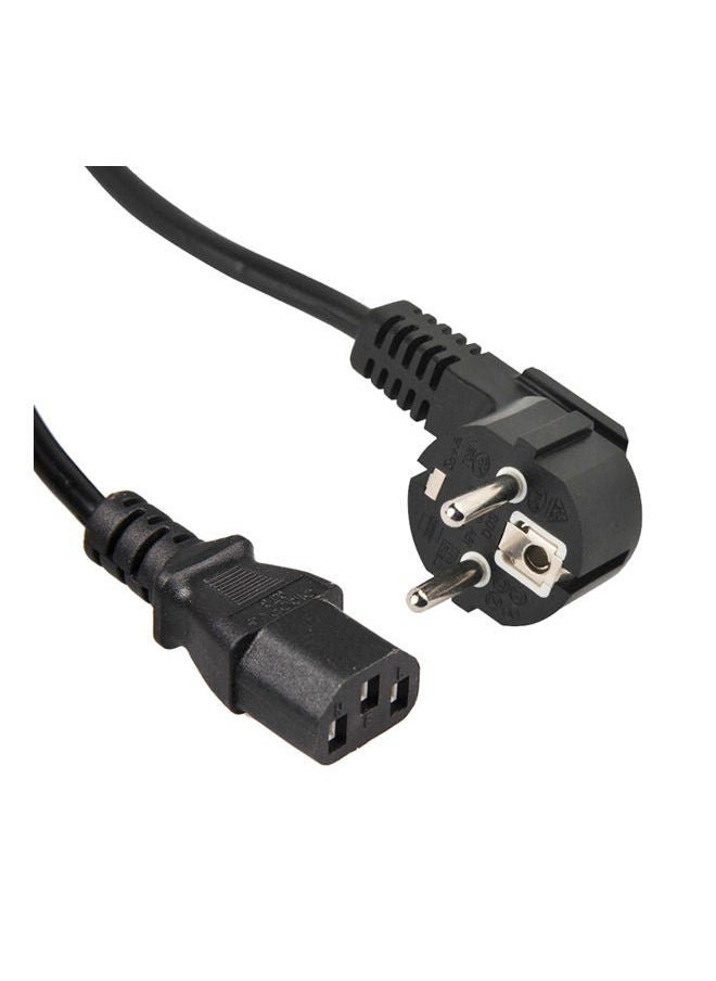 Universal Computer Power Cable for PC and Desktop – High-Quality Durable Black Power Cord Compatible with All Standard Desktop Computers and PCs – 3-Pin Connector, Heavy-Duty Insulation for Safe & Reliable Power Supply – Perfect Replacement or Spare Cable for Home or Office Setup