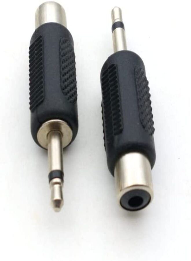 DKURVE DKURVE® RCA female jack to Audio Video AV PC 3.5mm mono - 2Pcs  - Image 3