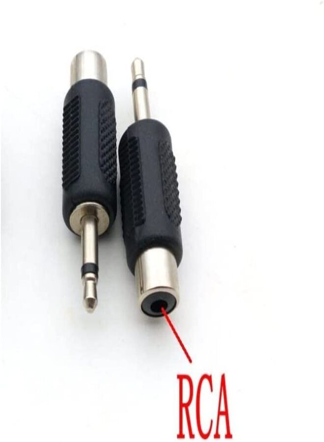 DKURVE DKURVE® RCA female jack to Audio Video AV PC 3.5mm mono - 2Pcs  - Image 4