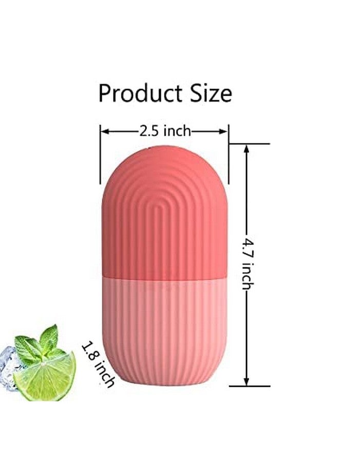 Dream Bird International Ice Roller For Face , Neck and Body | For Puffy Eyes, Easy to Use and Carry | Unbreakable and Reusable | Glowing and Clear Skin(Multicolor) (Pink) - Image 2