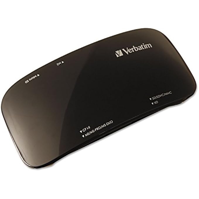 VERBATIM UNIVERSAL CARD READER, USB 2.0 - BLACK - Image 2