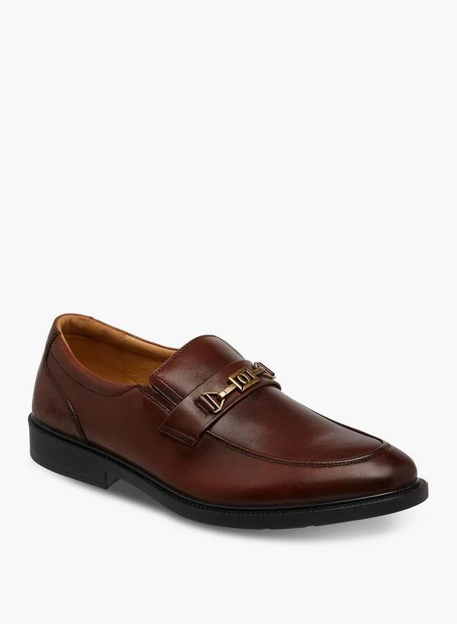 DUCHINI Men's Solid Slip-On Loafers