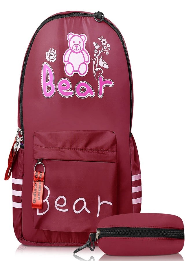 Stylbase Medium Size Fashion Backpack for Girls | Best Gifts for Girls | College Bag for Girls | Stylish Backpack for Women |Stylish Latest (Pack Of 1 Maharoom) - Image 1