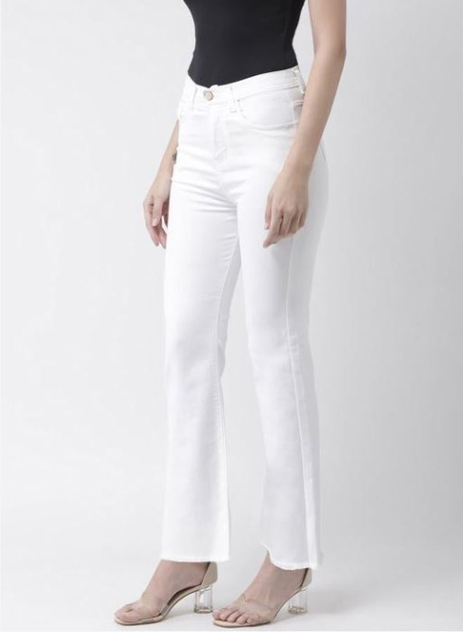 Kassually Mid Rise Bootcut Jeans with Pockets by Styli - Image 3