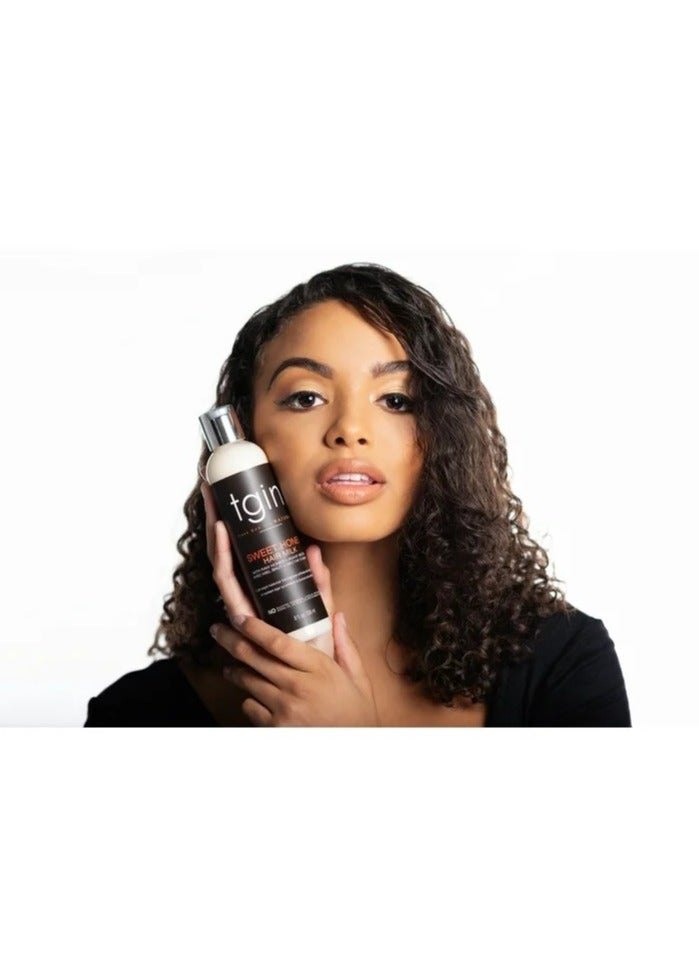 Tgin Sweet Honey Hair Milk with Honey and Agave Nectar, 8 oz, Moisturizing - Image 3