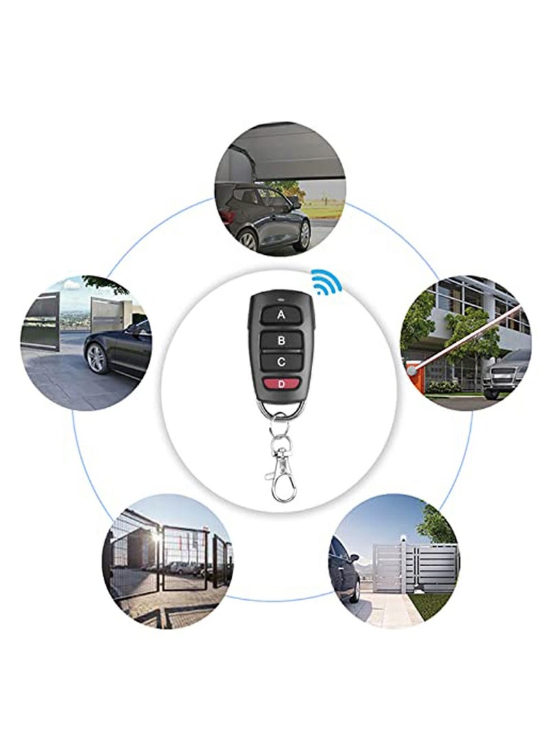 Excefore - 3pcs 433mhz Garage Door Cloning Remote Control Keys Universal Strong Wireless Copy Remote Control Keychain - Image 1