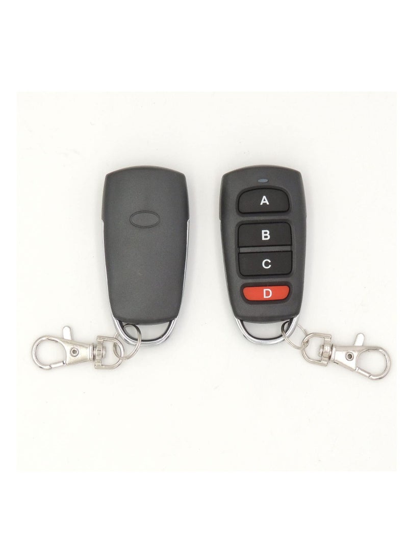Excefore - 3pcs 433mhz Garage Door Cloning Remote Control Keys Universal Strong Wireless Copy Remote Control Keychain - Image 1
